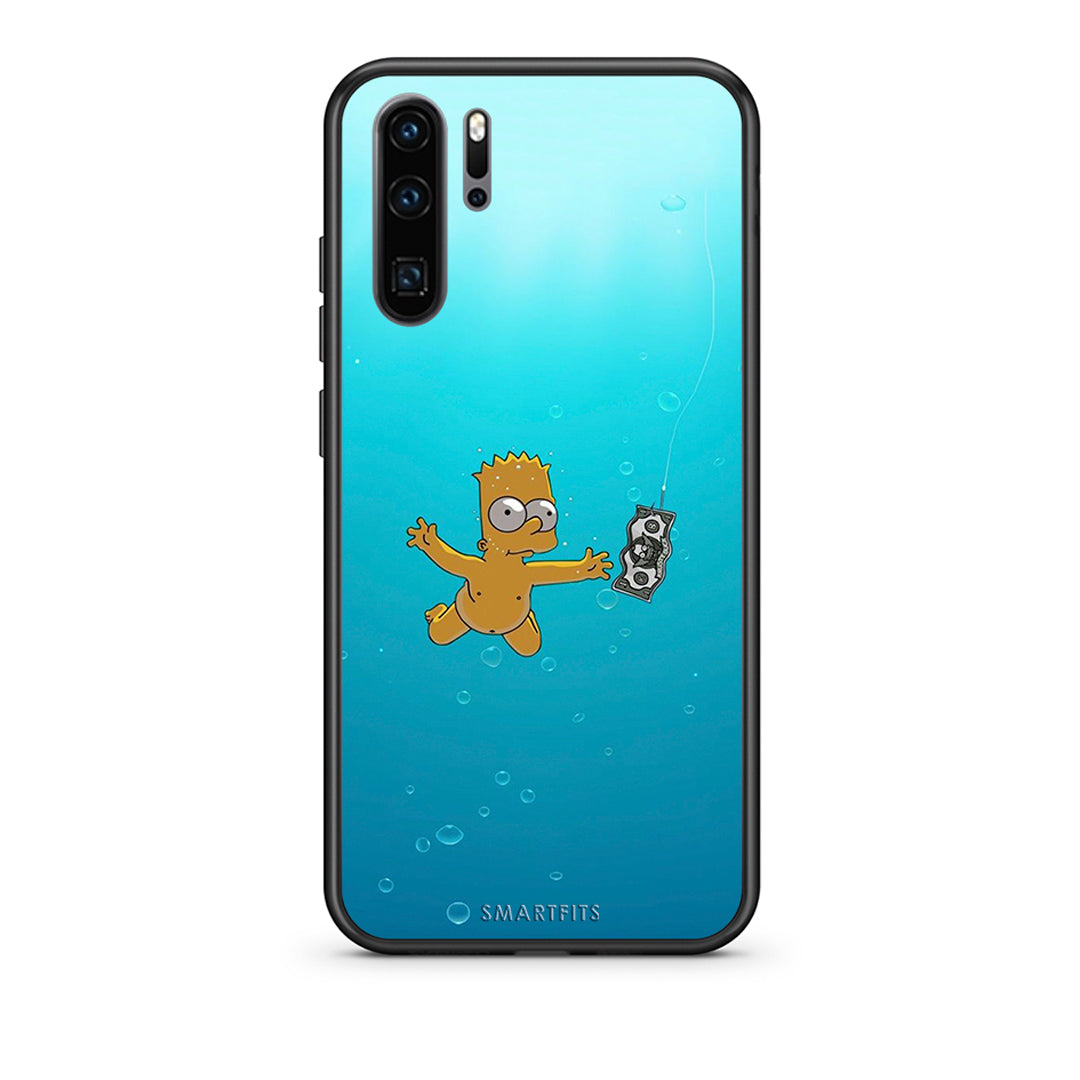 Huawei P30 Pro Chasing Money θήκη από τη Smartfits με σχέδιο στο πίσω μέρος και μαύρο περίβλημα | Smartphone case with colorful back and black bezels by Smartfits