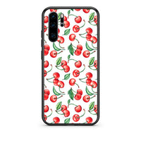 Thumbnail for Huawei P30 Pro Cherry Summer θήκη από τη Smartfits με σχέδιο στο πίσω μέρος και μαύρο περίβλημα | Smartphone case with colorful back and black bezels by Smartfits