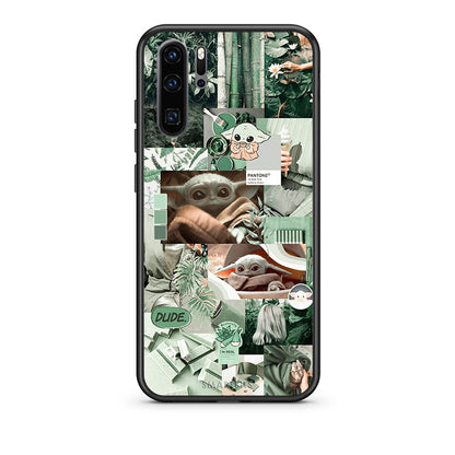Huawei P30 Pro Collage Dude Θήκη Αγίου Βαλεντίνου από τη Smartfits με σχέδιο στο πίσω μέρος και μαύρο περίβλημα | Smartphone case with colorful back and black bezels by Smartfits