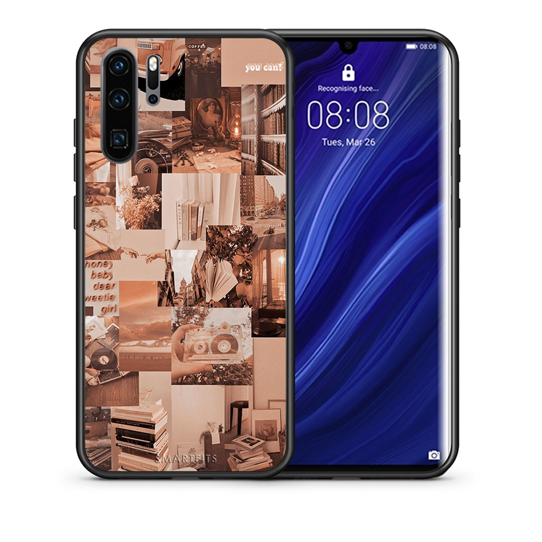 Θήκη Αγίου Βαλεντίνου Huawei P30 Pro Collage You Can από τη Smartfits με σχέδιο στο πίσω μέρος και μαύρο περίβλημα | Huawei P30 Pro Collage You Can case with colorful back and black bezels