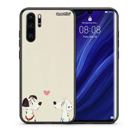 Thumbnail for Θήκη Huawei P30 Pro Dalmatians Love από τη Smartfits με σχέδιο στο πίσω μέρος και μαύρο περίβλημα | Huawei P30 Pro Dalmatians Love case with colorful back and black bezels