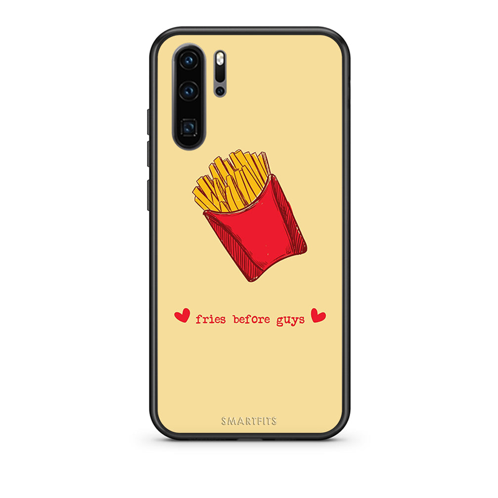Huawei P30 Pro Fries Before Guys Θήκη Αγίου Βαλεντίνου από τη Smartfits με σχέδιο στο πίσω μέρος και μαύρο περίβλημα | Smartphone case with colorful back and black bezels by Smartfits