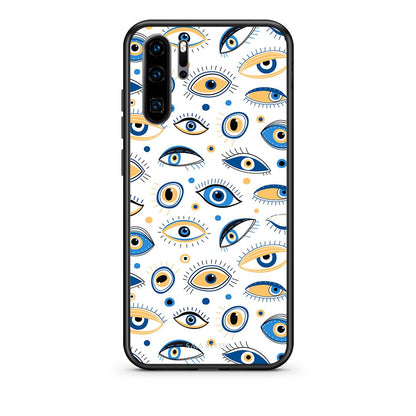 Huawei P30 Pro Ftou Ftou θήκη από τη Smartfits με σχέδιο στο πίσω μέρος και μαύρο περίβλημα | Smartphone case with colorful back and black bezels by Smartfits