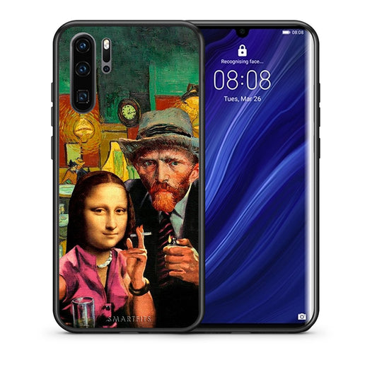 Θήκη Huawei P30 Pro Funny Art από τη Smartfits με σχέδιο στο πίσω μέρος και μαύρο περίβλημα | Huawei P30 Pro Funny Art case with colorful back and black bezels