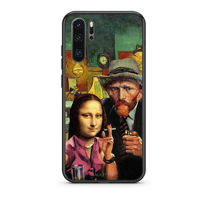 Huawei P30 Pro Funny Art θήκη από τη Smartfits με σχέδιο στο πίσω μέρος και μαύρο περίβλημα | Smartphone case with colorful back and black bezels by Smartfits