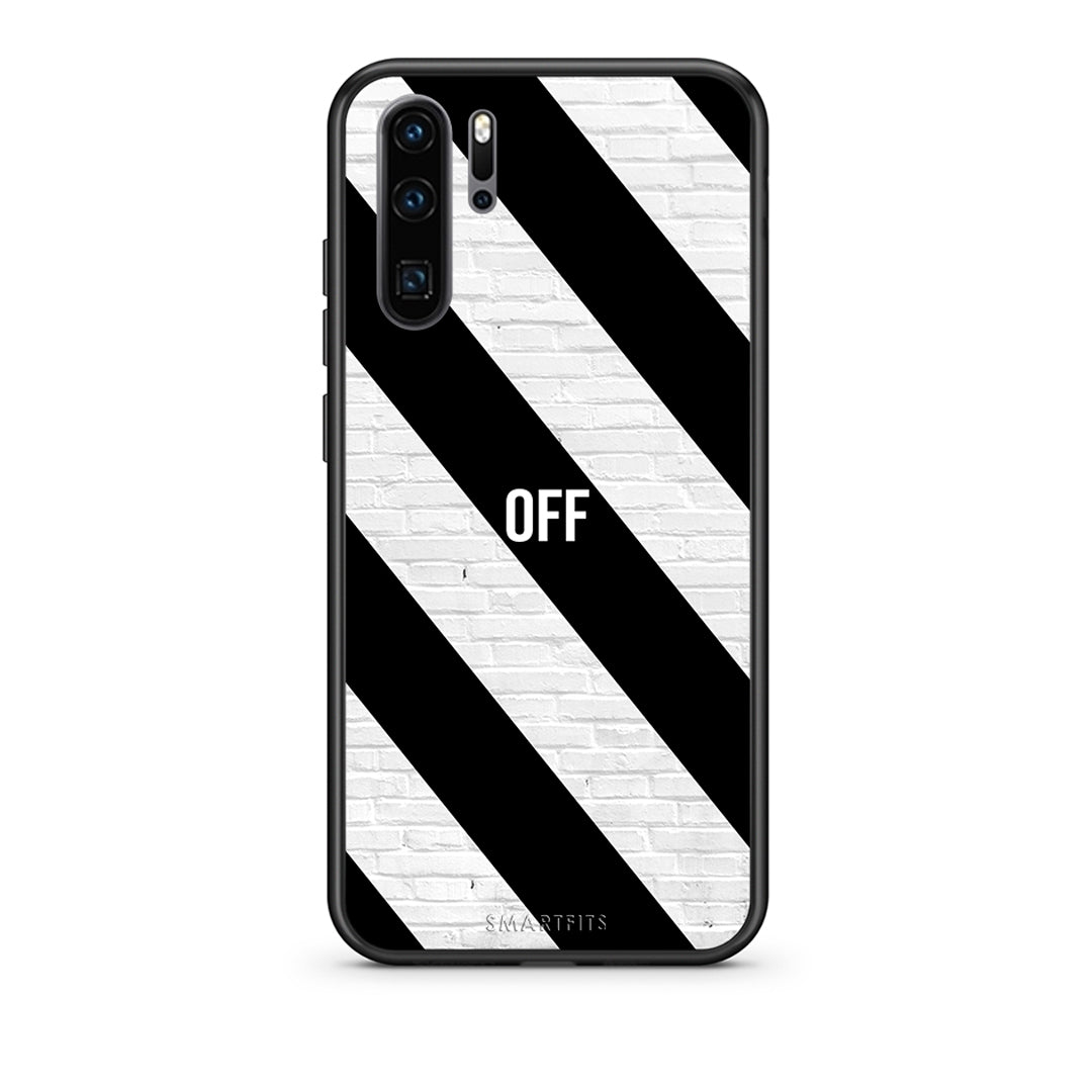 Huawei P30 Pro Get Off θήκη από τη Smartfits με σχέδιο στο πίσω μέρος και μαύρο περίβλημα | Smartphone case with colorful back and black bezels by Smartfits