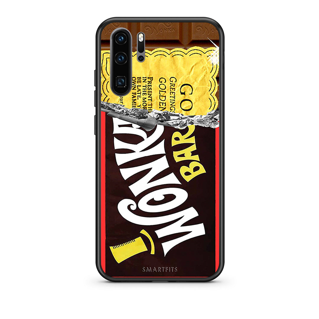 Huawei P30 Pro Golden Ticket θήκη από τη Smartfits με σχέδιο στο πίσω μέρος και μαύρο περίβλημα | Smartphone case with colorful back and black bezels by Smartfits