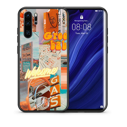 Θήκη Αγίου Βαλεντίνου Huawei P30 Pro Groovy Babe από τη Smartfits με σχέδιο στο πίσω μέρος και μαύρο περίβλημα | Huawei P30 Pro Groovy Babe case with colorful back and black bezels