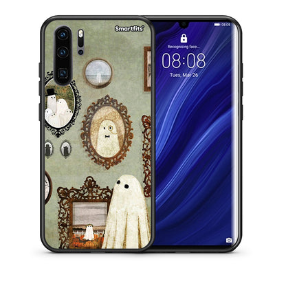 Θήκη Huawei P30 Pro Halloween Ghost Season από τη Smartfits με σχέδιο στο πίσω μέρος και μαύρο περίβλημα | Huawei P30 Pro Halloween Ghost Season case with colorful back and black bezels