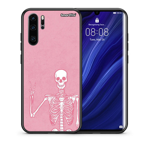 Θήκη Huawei P30 Pro Halloween Motivation από τη Smartfits με σχέδιο στο πίσω μέρος και μαύρο περίβλημα | Huawei P30 Pro Halloween Motivation case with colorful back and black bezels