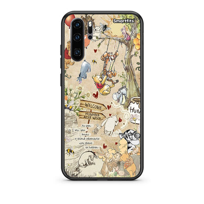 Huawei P30 Pro Happy Friends θήκη από τη Smartfits με σχέδιο στο πίσω μέρος και μαύρο περίβλημα | Smartphone case with colorful back and black bezels by Smartfits