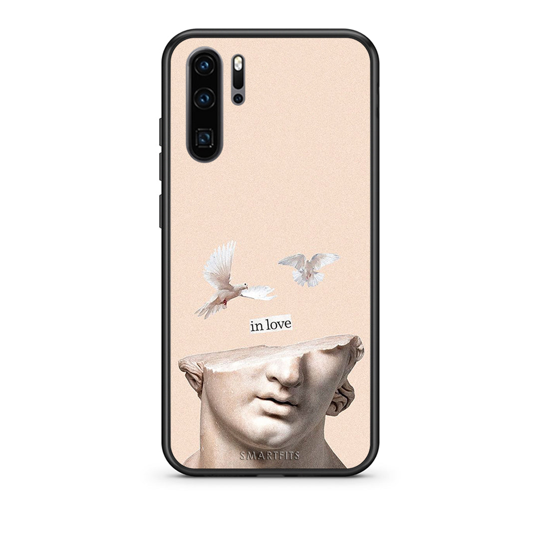 Huawei P30 Pro In Love θήκη από τη Smartfits με σχέδιο στο πίσω μέρος και μαύρο περίβλημα | Smartphone case with colorful back and black bezels by Smartfits