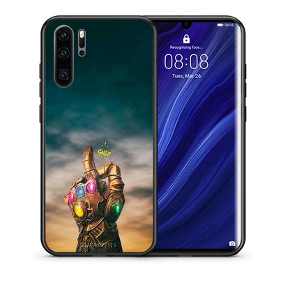 Θήκη Huawei P30 Pro Infinity Snap από τη Smartfits με σχέδιο στο πίσω μέρος και μαύρο περίβλημα | Huawei P30 Pro Infinity Snap case with colorful back and black bezels