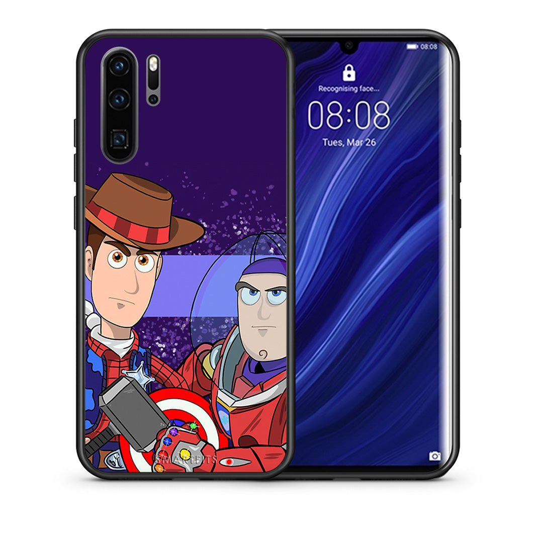 Θήκη Huawei P30 Pro Infinity Story από τη Smartfits με σχέδιο στο πίσω μέρος και μαύρο περίβλημα | Huawei P30 Pro Infinity Story case with colorful back and black bezels