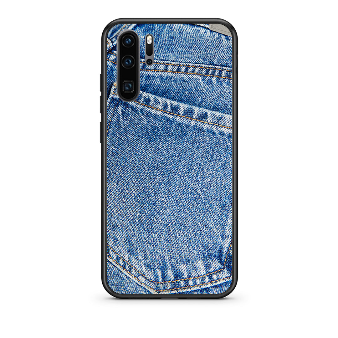 Huawei P30 Pro Jeans Pocket θήκη από τη Smartfits με σχέδιο στο πίσω μέρος και μαύρο περίβλημα | Smartphone case with colorful back and black bezels by Smartfits