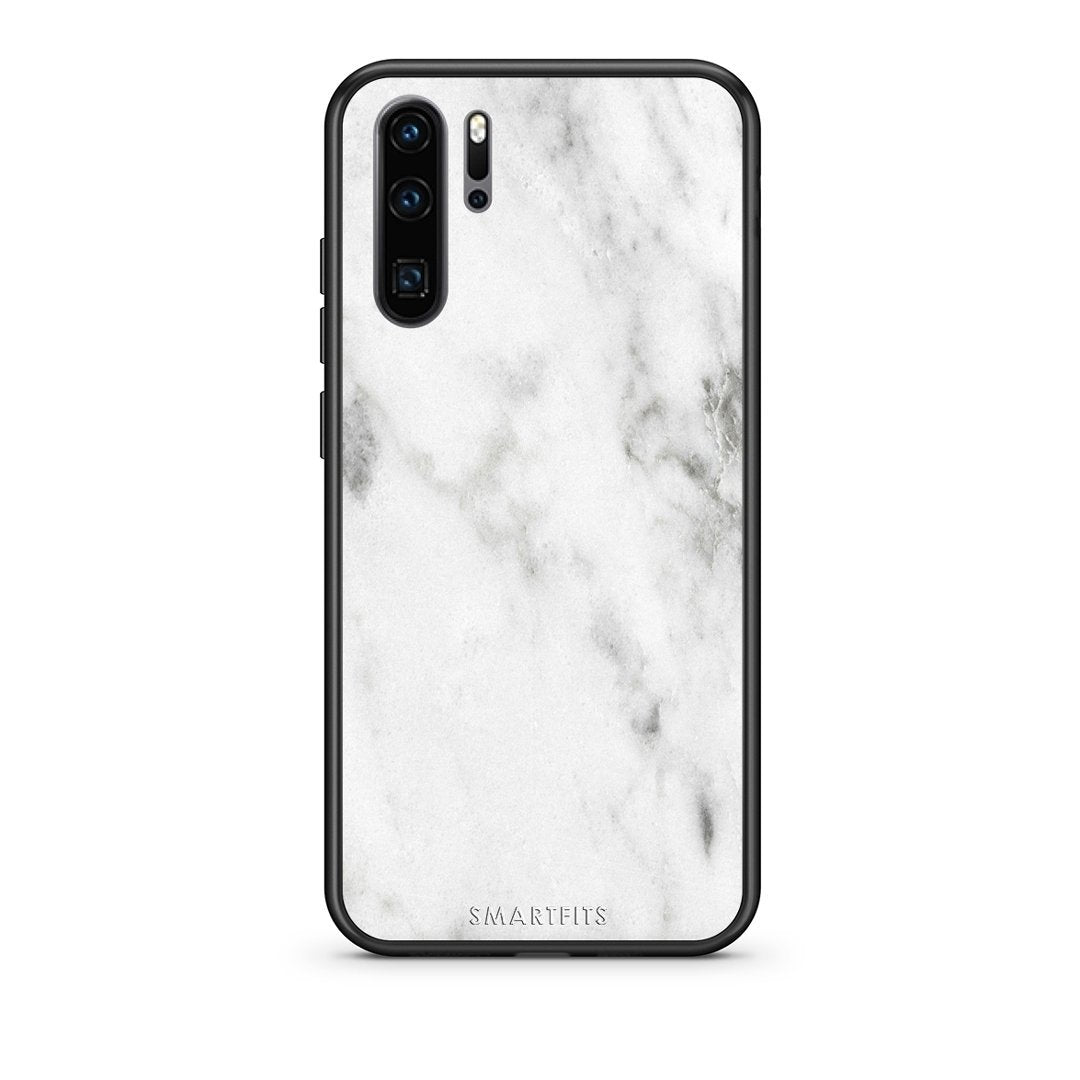 2 - Huawei P30 Pro  White marble case, cover, bumper