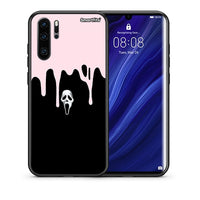 Thumbnail for Θήκη Huawei P30 Pro Melting Halloween Mask από τη Smartfits με σχέδιο στο πίσω μέρος και μαύρο περίβλημα | Huawei P30 Pro Melting Halloween Mask case with colorful back and black bezels