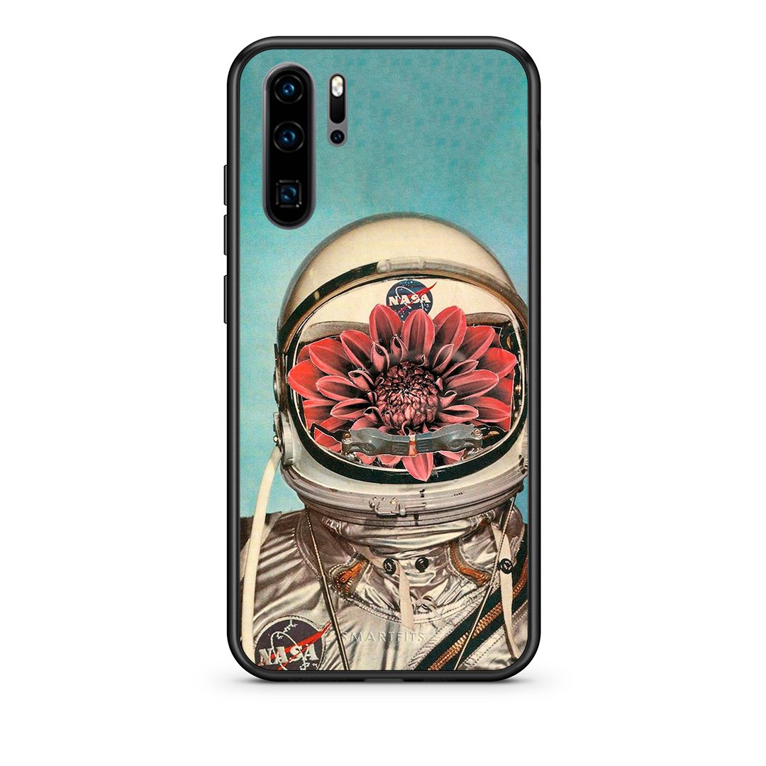 Huawei P30 Pro Nasa Bloom θήκη από τη Smartfits με σχέδιο στο πίσω μέρος και μαύρο περίβλημα | Smartphone case with colorful back and black bezels by Smartfits