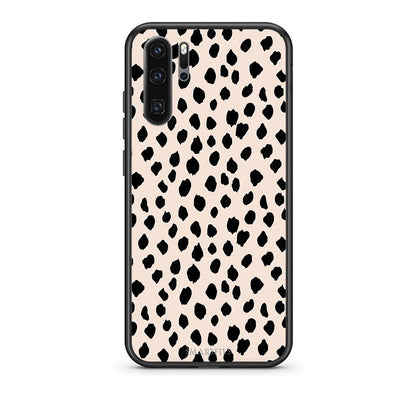 Huawei P30 Pro New Polka Dots θήκη από τη Smartfits με σχέδιο στο πίσω μέρος και μαύρο περίβλημα | Smartphone case with colorful back and black bezels by Smartfits