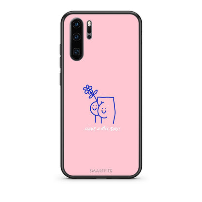 Huawei P30 Pro Nice Day θήκη από τη Smartfits με σχέδιο στο πίσω μέρος και μαύρο περίβλημα | Smartphone case with colorful back and black bezels by Smartfits