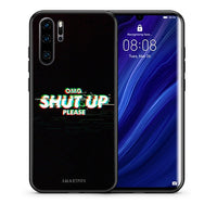 Thumbnail for Θήκη Huawei P30 Pro OMG ShutUp από τη Smartfits με σχέδιο στο πίσω μέρος και μαύρο περίβλημα | Huawei P30 Pro OMG ShutUp case with colorful back and black bezels