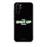 Thumbnail for Huawei P30 Pro OMG ShutUp θήκη από τη Smartfits με σχέδιο στο πίσω μέρος και μαύρο περίβλημα | Smartphone case with colorful back and black bezels by Smartfits