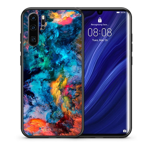 Θήκη Huawei P30 Pro Crayola Paint από τη Smartfits με σχέδιο στο πίσω μέρος και μαύρο περίβλημα | Huawei P30 Pro Crayola Paint case with colorful back and black bezels