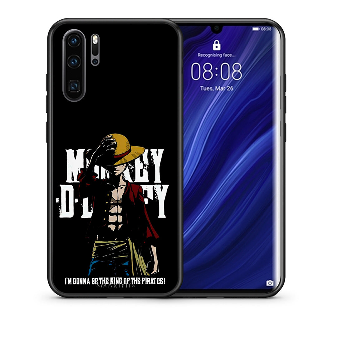 Θήκη Huawei P30 Pro Pirate King από τη Smartfits με σχέδιο στο πίσω μέρος και μαύρο περίβλημα | Huawei P30 Pro Pirate King case with colorful back and black bezels
