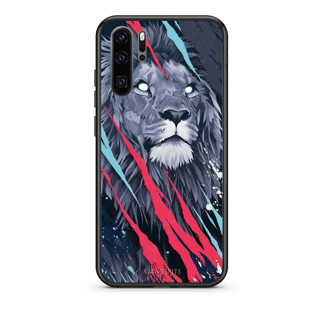 4 - Huawei P30 Pro Lion Designer PopArt case, cover, bumper