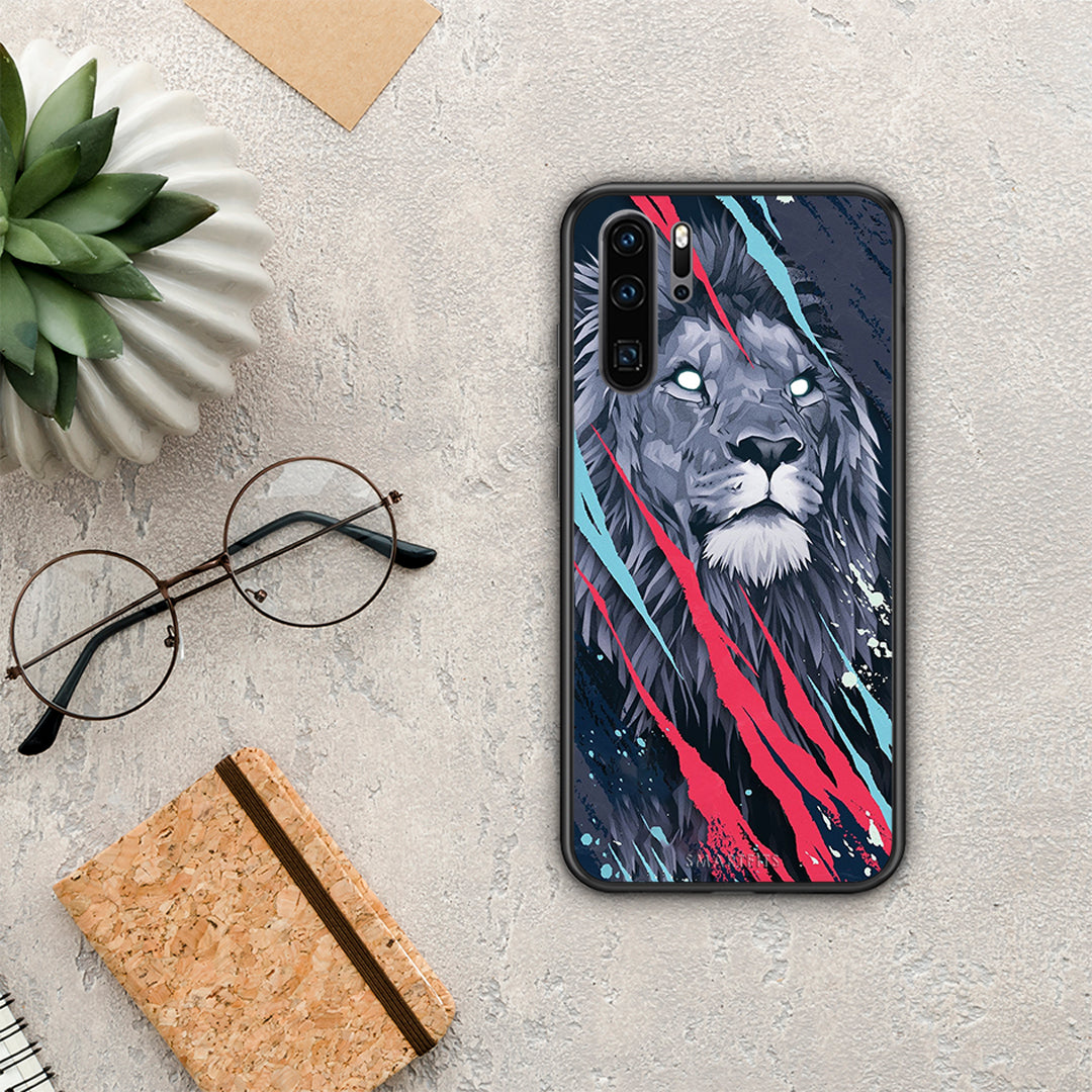 PopArt Lion Designer - Huawei P30 Pro θήκη