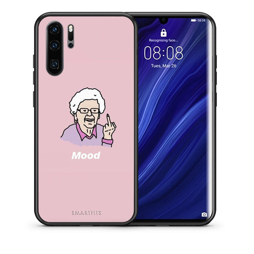 Θήκη Huawei P30 Pro Mood PopArt από τη Smartfits με σχέδιο στο πίσω μέρος και μαύρο περίβλημα | Huawei P30 Pro Mood PopArt case with colorful back and black bezels