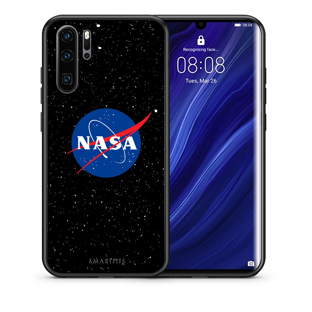 Θήκη Huawei P30 Pro NASA PopArt από τη Smartfits με σχέδιο στο πίσω μέρος και μαύρο περίβλημα | Huawei P30 Pro NASA PopArt case with colorful back and black bezels
