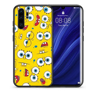 Thumbnail for Θήκη Huawei P30 Pro Sponge PopArt από τη Smartfits με σχέδιο στο πίσω μέρος και μαύρο περίβλημα | Huawei P30 Pro Sponge PopArt case with colorful back and black bezels