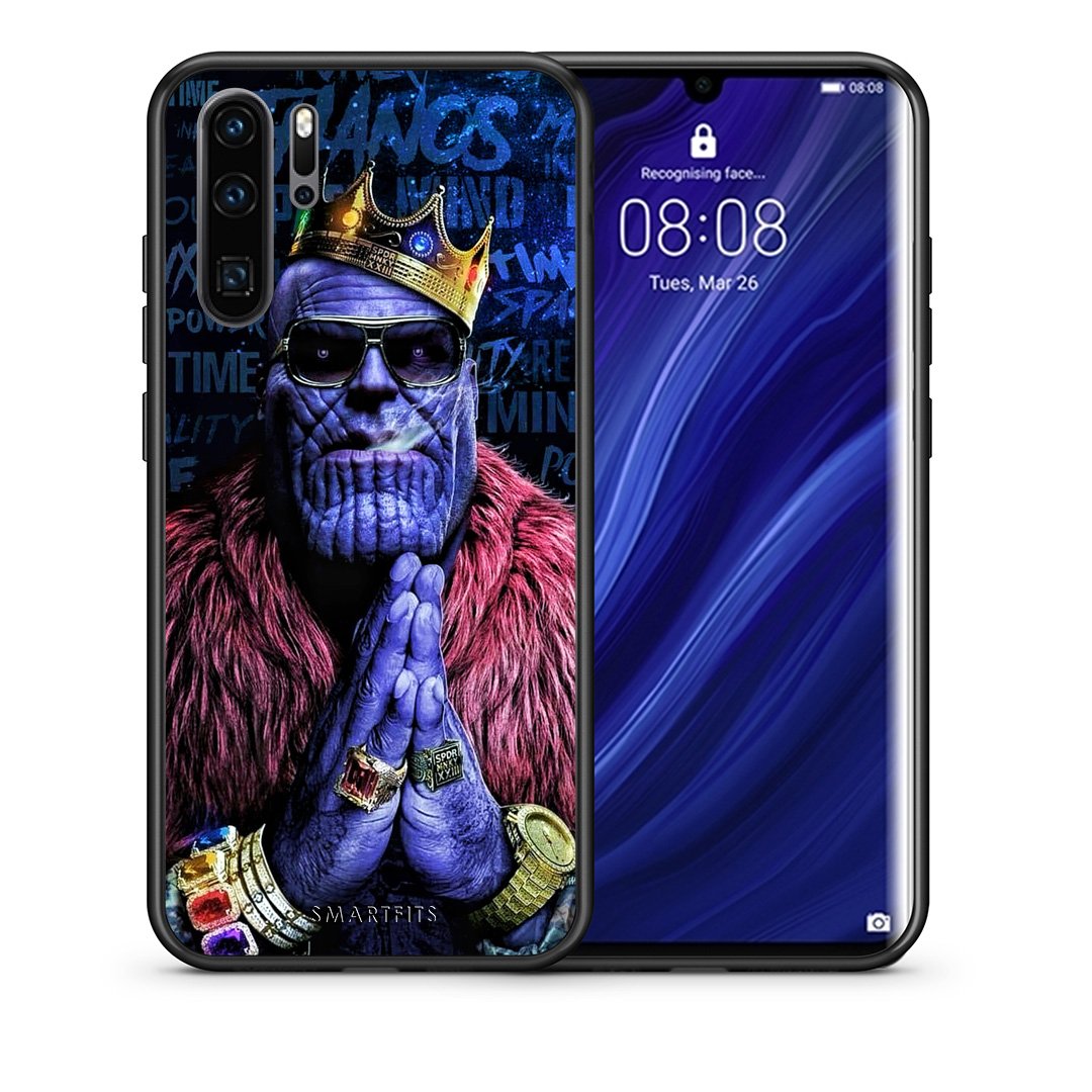 Θήκη Huawei P30 Pro Thanos PopArt από τη Smartfits με σχέδιο στο πίσω μέρος και μαύρο περίβλημα | Huawei P30 Pro Thanos PopArt case with colorful back and black bezels
