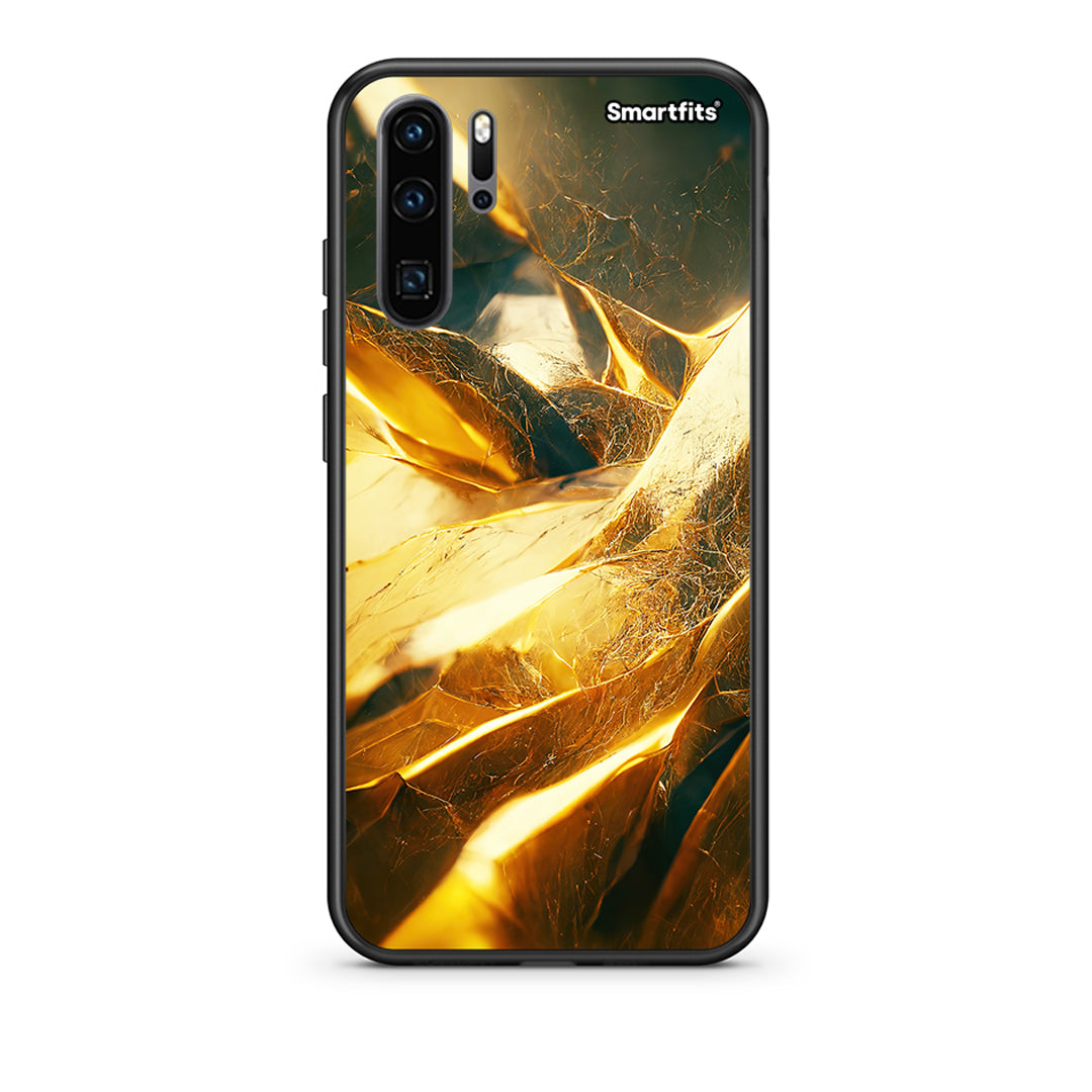 Huawei P30 Pro Real Gold θήκη από τη Smartfits με σχέδιο στο πίσω μέρος και μαύρο περίβλημα | Smartphone case with colorful back and black bezels by Smartfits