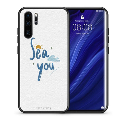 Θήκη Huawei P30 Pro Sea You από τη Smartfits με σχέδιο στο πίσω μέρος και μαύρο περίβλημα | Huawei P30 Pro Sea You case with colorful back and black bezels