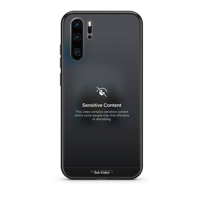 Huawei P30 Pro Sensitive Content θήκη από τη Smartfits με σχέδιο στο πίσω μέρος και μαύρο περίβλημα | Smartphone case with colorful back and black bezels by Smartfits