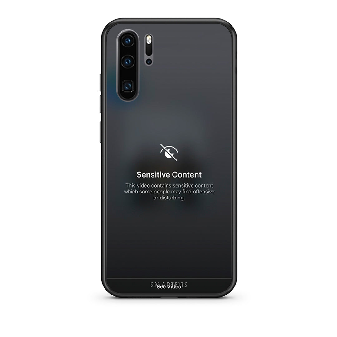 Huawei P30 Pro Sensitive Content θήκη από τη Smartfits με σχέδιο στο πίσω μέρος και μαύρο περίβλημα | Smartphone case with colorful back and black bezels by Smartfits
