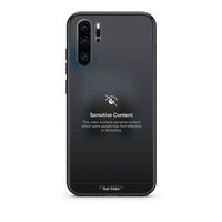 Thumbnail for Huawei P30 Pro Sensitive Content θήκη από τη Smartfits με σχέδιο στο πίσω μέρος και μαύρο περίβλημα | Smartphone case with colorful back and black bezels by Smartfits