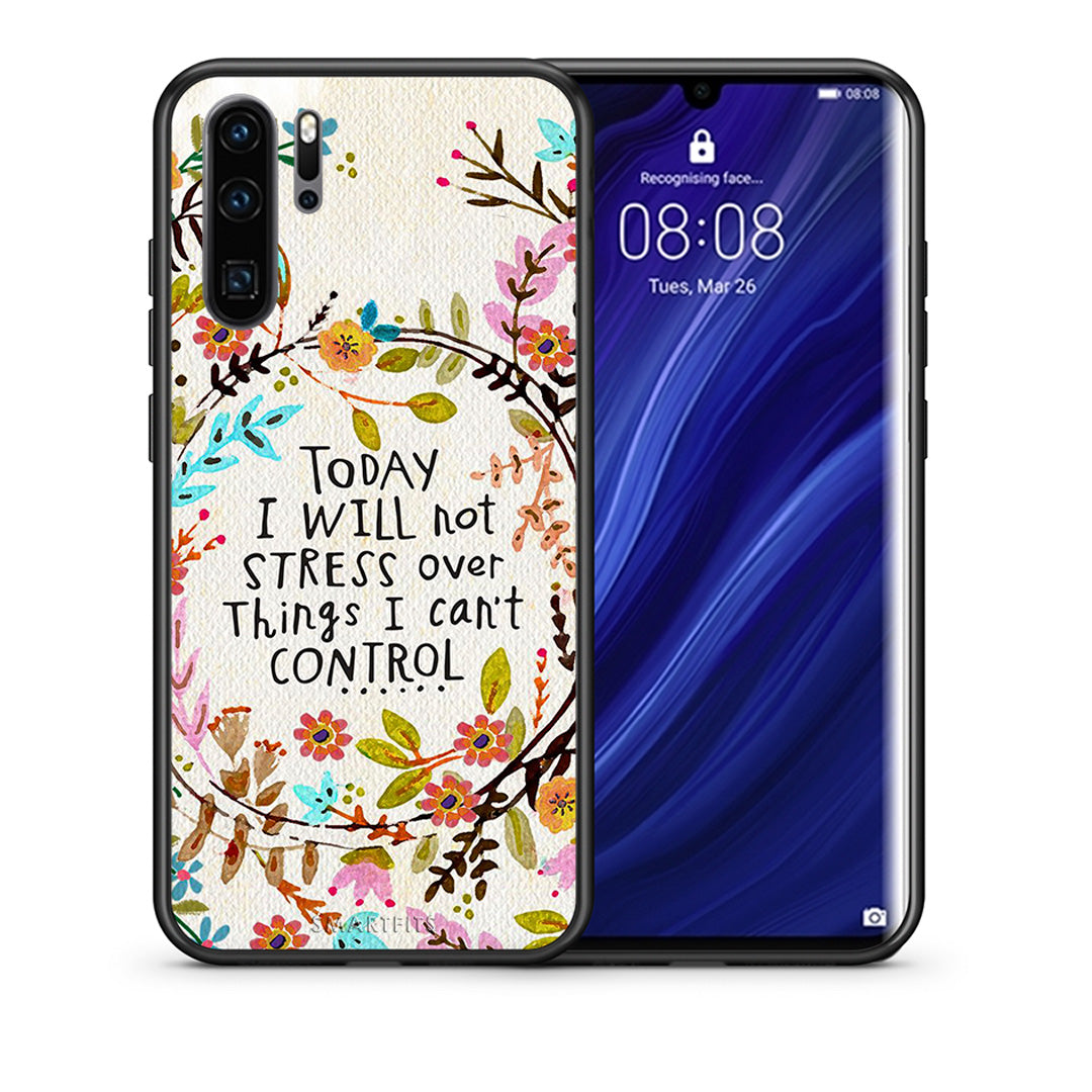 Θήκη Huawei P30 Pro Stress Over από τη Smartfits με σχέδιο στο πίσω μέρος και μαύρο περίβλημα | Huawei P30 Pro Stress Over case with colorful back and black bezels