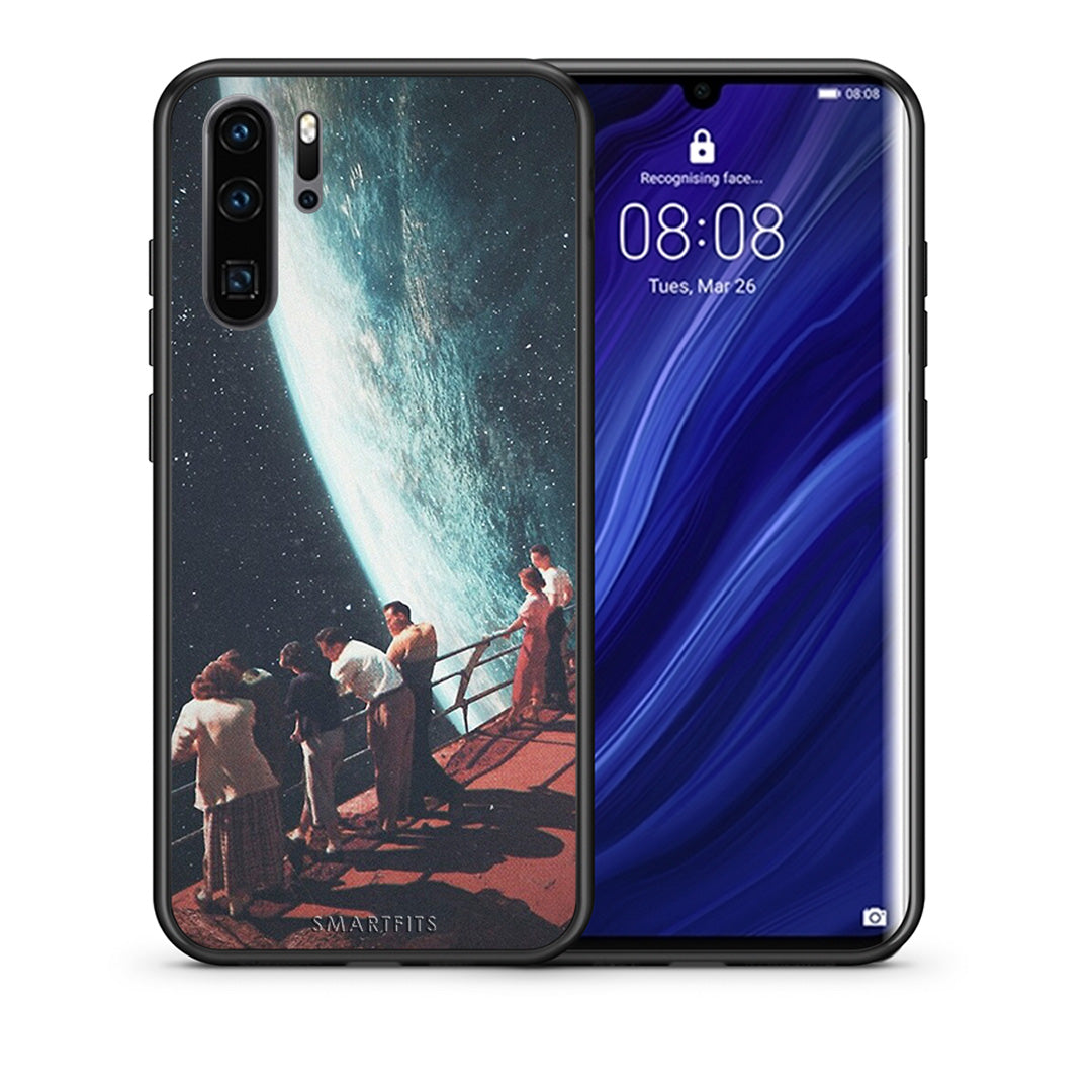 Θήκη Huawei P30 Pro Surreal View από τη Smartfits με σχέδιο στο πίσω μέρος και μαύρο περίβλημα | Huawei P30 Pro Surreal View case with colorful back and black bezels