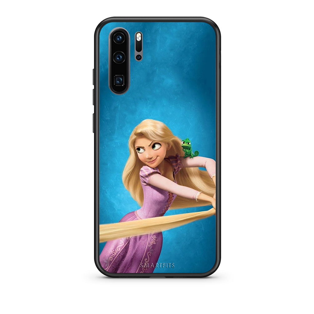 Huawei P30 Pro Tangled 2 Θήκη Αγίου Βαλεντίνου από τη Smartfits με σχέδιο στο πίσω μέρος και μαύρο περίβλημα | Smartphone case with colorful back and black bezels by Smartfits