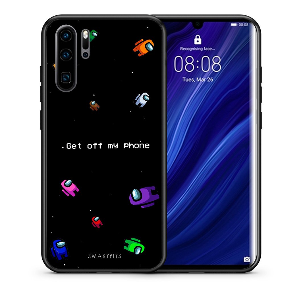 Θήκη Huawei P30 Pro AFK Text από τη Smartfits με σχέδιο στο πίσω μέρος και μαύρο περίβλημα | Huawei P30 Pro AFK Text case with colorful back and black bezels
