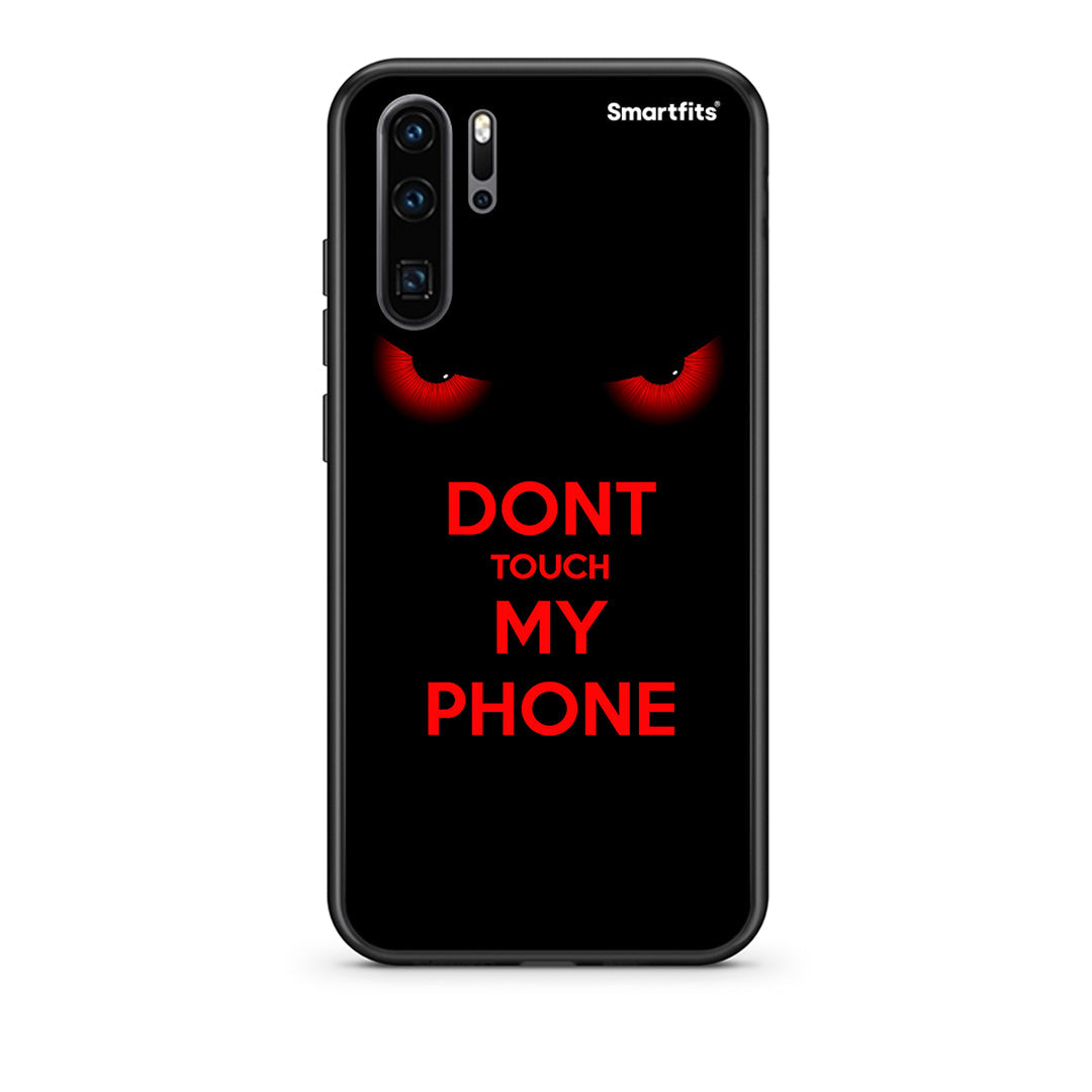 Huawei P30 Pro Touch My Phone Θήκη από τη Smartfits με σχέδιο στο πίσω μέρος και μαύρο περίβλημα | Smartphone case with colorful back and black bezels by Smartfits