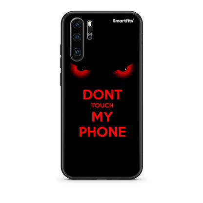 Huawei P30 Pro Touch My Phone Θήκη από τη Smartfits με σχέδιο στο πίσω μέρος και μαύρο περίβλημα | Smartphone case with colorful back and black bezels by Smartfits