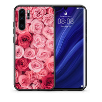 Thumbnail for Θήκη Huawei P30 Pro RoseGarden Valentine από τη Smartfits με σχέδιο στο πίσω μέρος και μαύρο περίβλημα | Huawei P30 Pro RoseGarden Valentine case with colorful back and black bezels