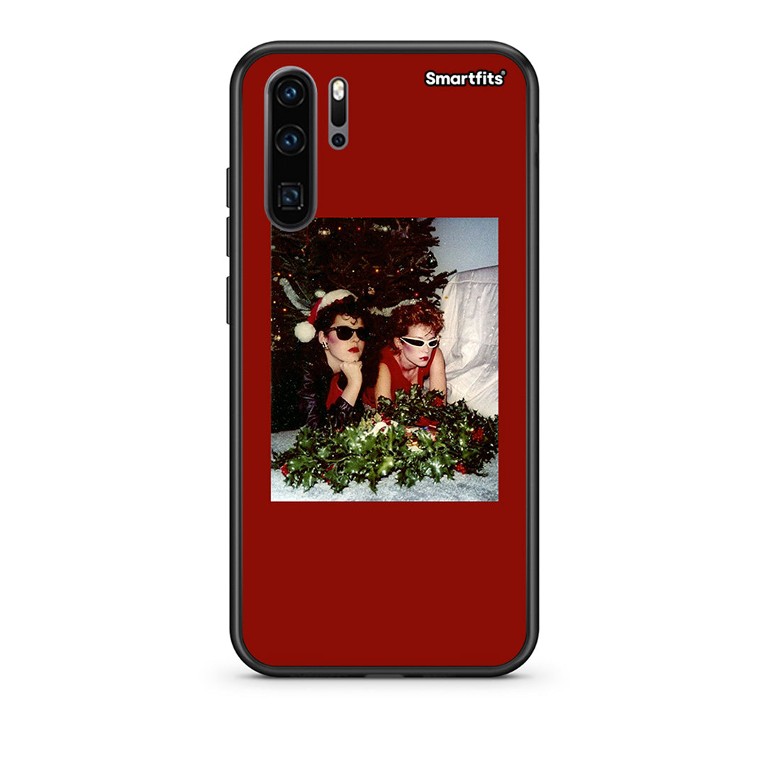 Huawei P30 Pro Waiting For Xmas θήκη από τη Smartfits με σχέδιο στο πίσω μέρος και μαύρο περίβλημα | Smartphone case with colorful back and black bezels by Smartfits