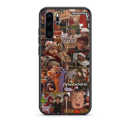 Huawei P30 Pro Xmas Wishes θήκη από τη Smartfits με σχέδιο στο πίσω μέρος και μαύρο περίβλημα | Smartphone case with colorful back and black bezels by Smartfits