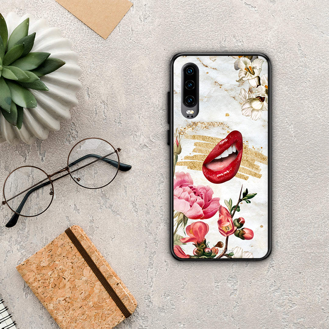 Red Lips - Huawei P30 θήκη
