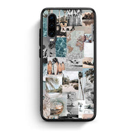 Thumbnail for Huawei P30 Retro Beach Life Θήκη από τη Smartfits με σχέδιο στο πίσω μέρος και μαύρο περίβλημα | Smartphone case with colorful back and black bezels by Smartfits